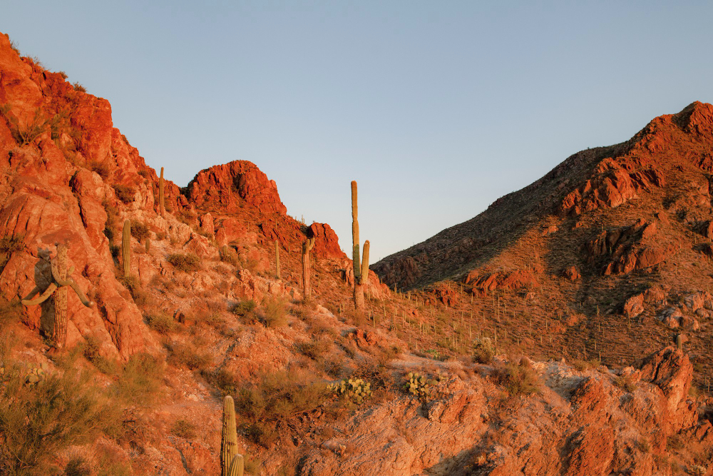 Rock mountains with desert background nature landscape Rock mountains with desert background nature landscape